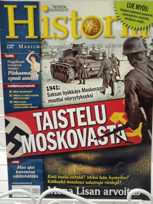 Historia lehti 11 2011 Tieteen Kuvalehti
