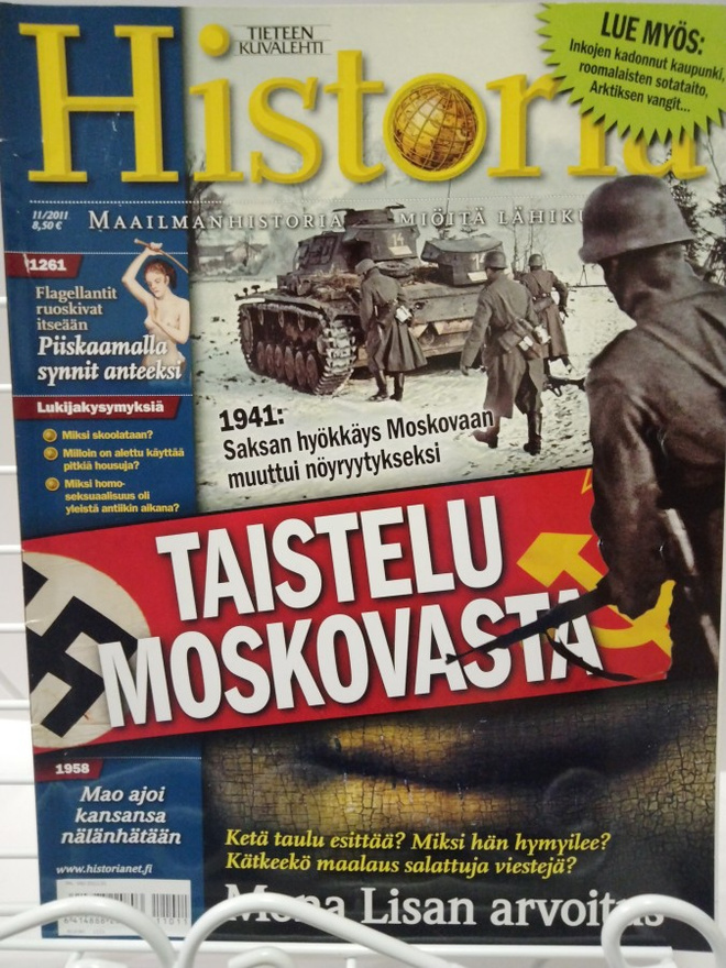 Historia lehti 11 2011 Tieteen Kuvalehti