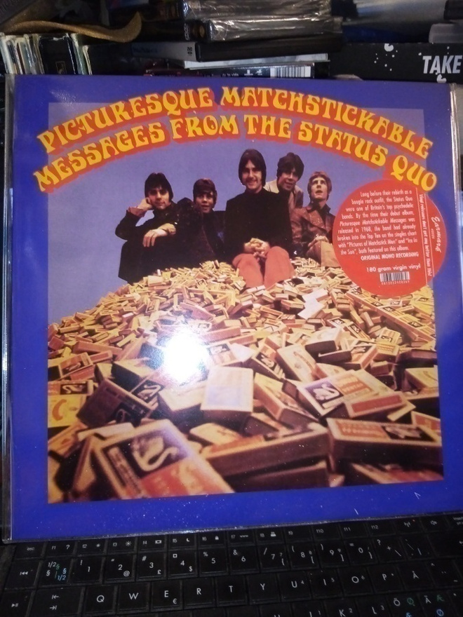 LP STATUS QUO : PICTURESQUE MATCHSTICKABLE MESSAGES (UUSI)