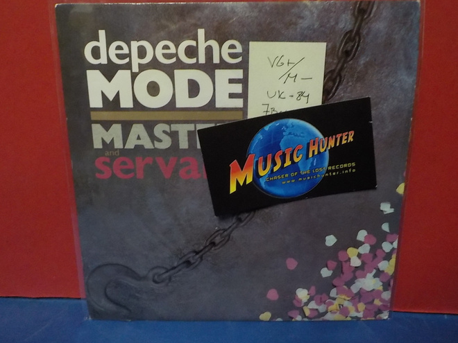 DEPECHE MODE - MASTER ANS SERVANT UK -84 VG+/M- 7"