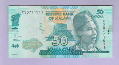 Malawi 50 Kwacha v.2020 UNC P-64