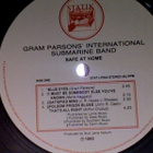 GRAM PARSONS' INTERNATIONAL SUBMARINE :: SAFE AT HOME :: LP - pikkukuva 2