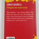 Carlo Lucarelli : Indagine non autorizzata - pikkukuva 2