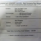 BAD COMPANY PAUL RODGERS SUPERSTAR LIV E CONCERT SERIES CD - pikkukuva 1
