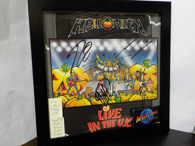 HELLOWEEN - LIVE IN THE U.K. LP NELJÄLLÄ NIMMARILLA