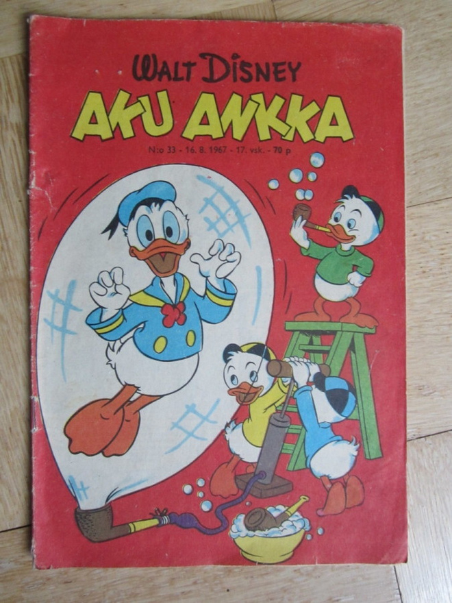 AKU ANKKA NUMERO 33 VUODELTA 1967