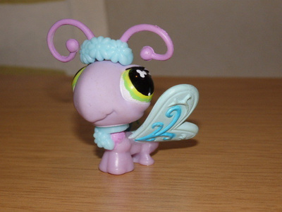 LITTLEST PET SHOP lila-minttu PERHONEN #478 + korut