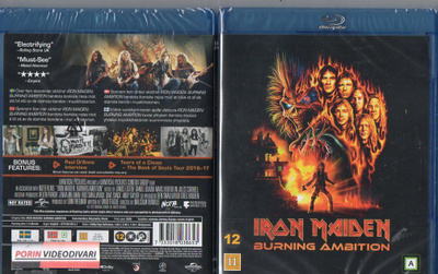 (UUTUUS) Iron Maiden Burning Ambition (61 400) UUSI -FI- BLU
