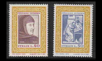 Italia 1455-6 ** Runoilija Francesco Petrarca (1974)
