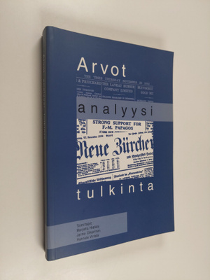 Arvot, analyysi, tulkinta