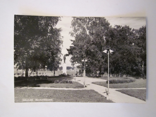 VANHA Postikortti Iisalmi 1950-l Alkup.Mallikappale