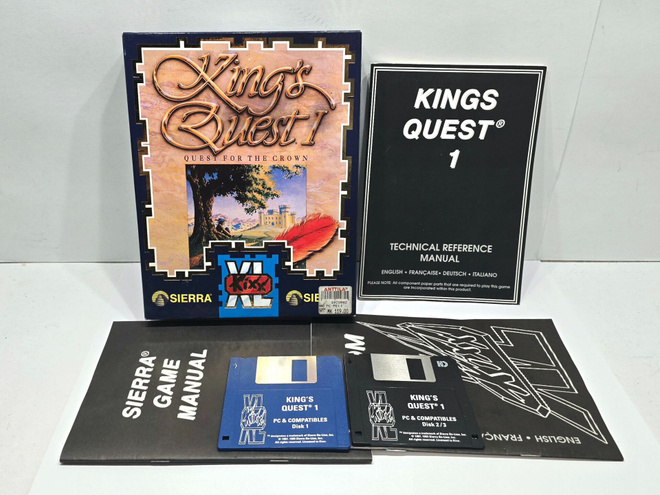 PC - King's Quest I: Quest for the Crown (CIB Big Box)