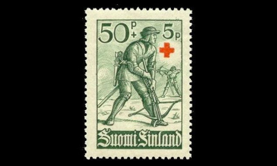222 ** Punainen risti 50p+5p (1940)