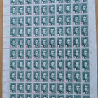 10.5.1948 Punainen Risti, 3mk+1mk vihreä arkki. LAPE 345** - pikkukuva 1
