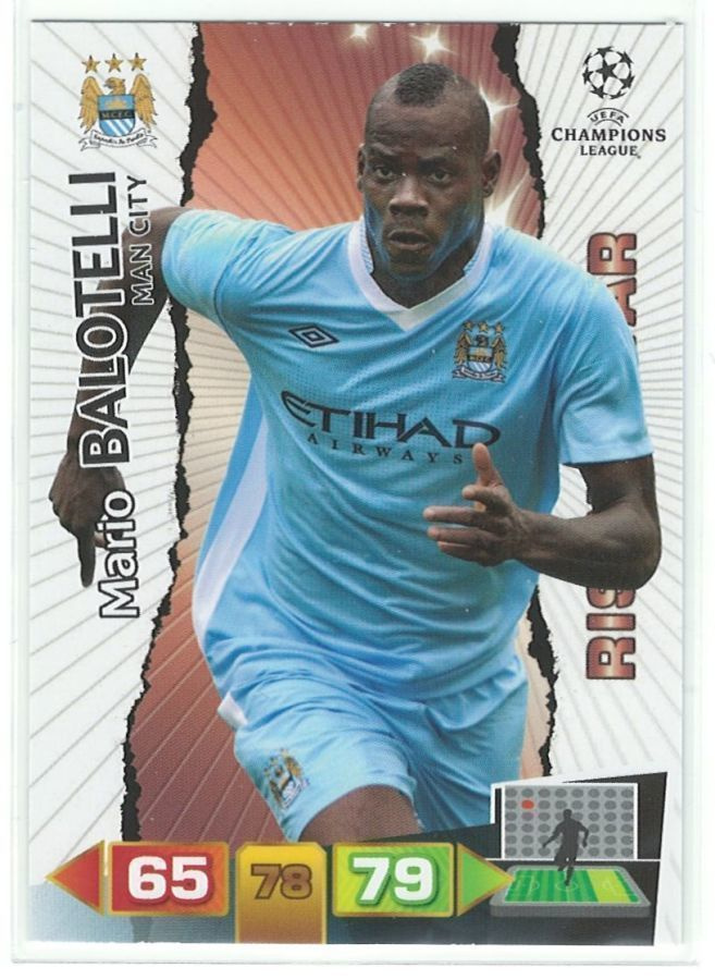 11-12 Adrenalyn Champions League Rising Star Mario Balotelli