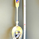 Suojeluskuntalusikka v. 1930, 813 hopeaa. 25,6 cm, 93 gramma - pikkukuva 1