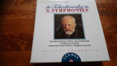 TCHAIKOVSKY 6 Symhonies 5CD Boxi