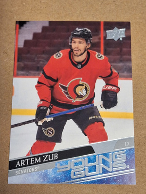 2020-21 Upper Deck Young Guns #710 Artem Zub