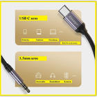 Essager USB C - 3,5mm äänikaapelisovitin uros-uros #29403 - pikkukuva 3