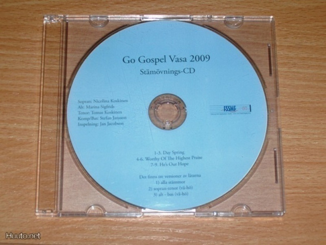 CD Go Gospel Vasa 2009