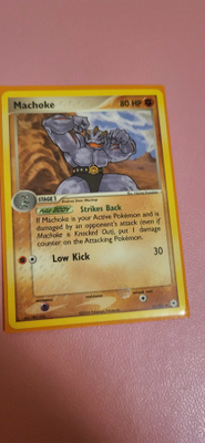 Machoke #41 Pokemon EX Hidden Legends card