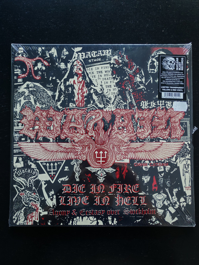 Watain: Die in Fire Live in Hell 2-LP uusi