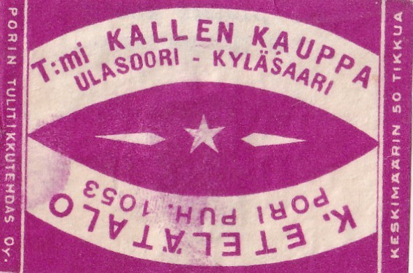 Ulasoori - Kyläsaari T:mi Kallen Kauppa  b510