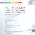 Tchaikovsky, Grieg, Clifford Curzon – Piano Concertos - CD - pikkukuva 2