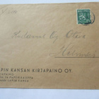 1947 Rovaniemi Lapin Kansan Kirjapaino ristiside - pikkukuva 1