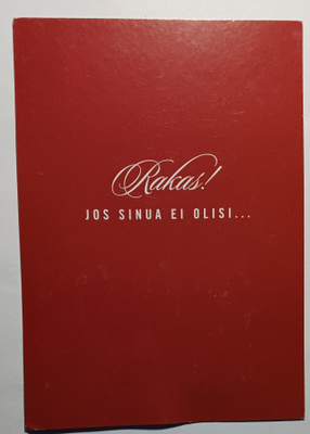 Rakas, jos sinua ei olisi... MiniMoi nro 1591/1, käyt.