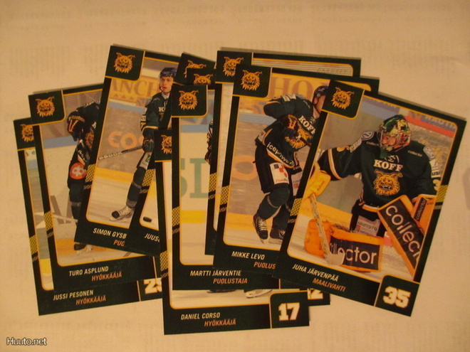 Cardset 2013-14 Ilves 205-216 teamset