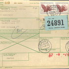 SAKSA HOLLELD 9.9.6 LEIMA MERKEILLÄ PAKETKARTE BRYSSELIIN - pikkukuva 1