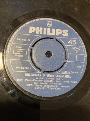 Fredi Milloinkaan en löydä samanlaista 1968