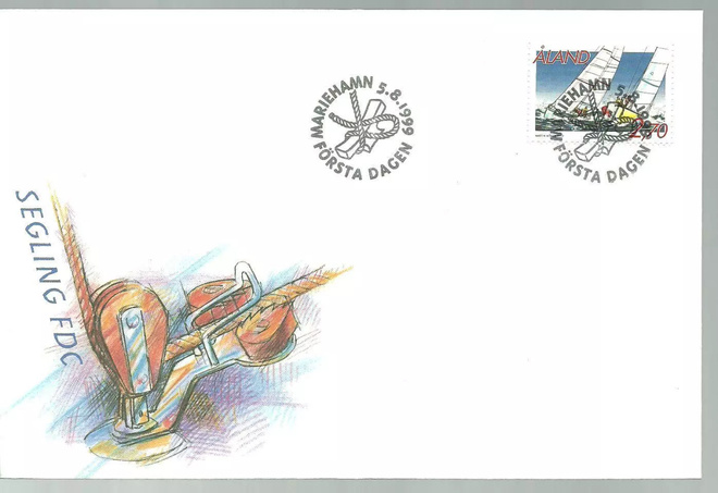 ÅLAND EPK FDC 6/1999: Purjehdus, purjeveneet