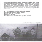 THE CHILD MOLESTERS 13 is my lucky number! 1979-82 usa punk - pikkukuva 2