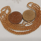 70cm NICK Free Cordell kaulakoru Gold plated - pikkukuva 4