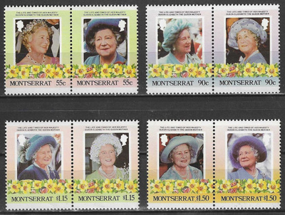 (S0016) MONTSERRAT, 1985 (85th Birthday of Queen Mother)