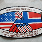 Brownaker OffShore A/S Partnership US & Norway sticker - pikkukuva 1