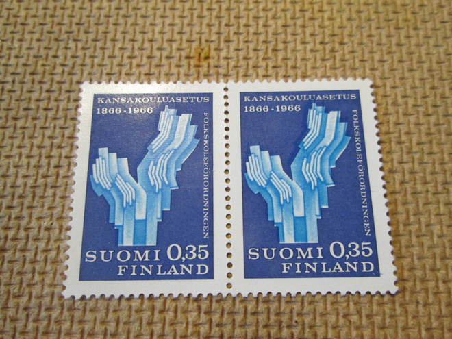 Suomi 1966: kansakoulu 100 v.
