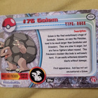 Pokemon Topps TV Animation Edition #26 Golem BLACK logo FOIL - pikkukuva 2