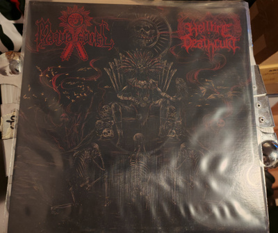 Maquahuitl / Hellfire Deathcult split LP