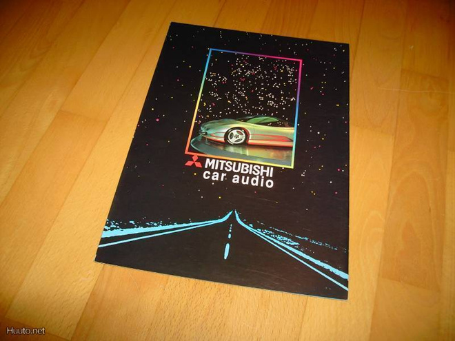 Mitsubishi Car audio 1990 esite