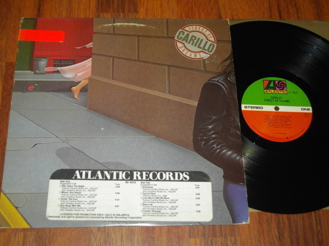CARILLO - Streets Of Dreams - LP 1989  pop rock MINT-