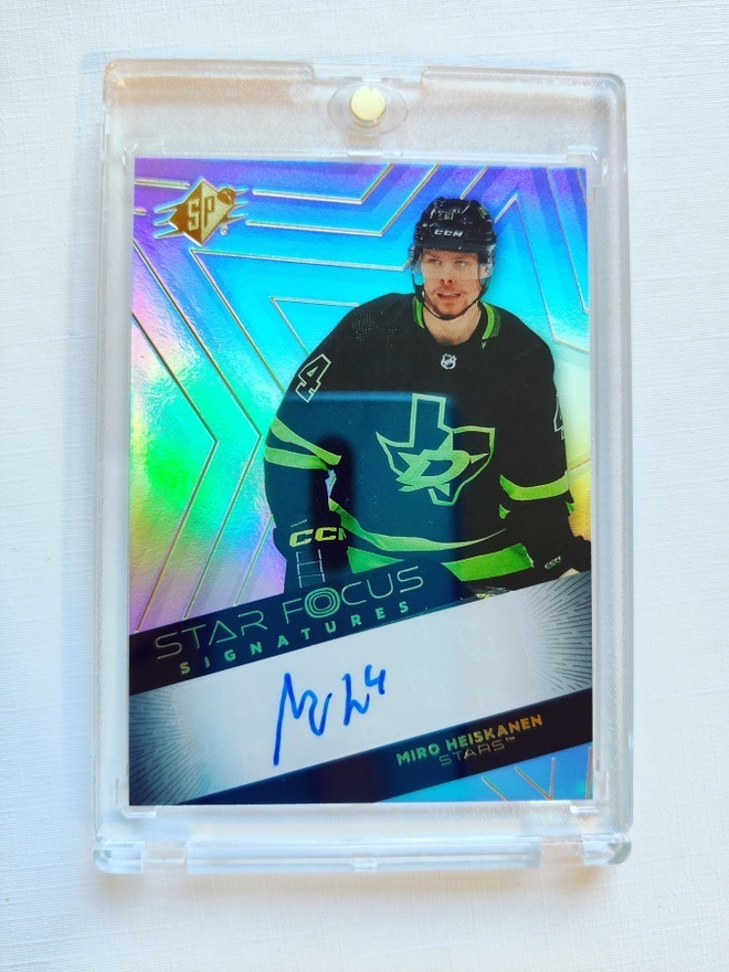 Miro Heiskanen - 24-25 SPx Star Focus Signatures