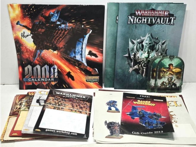 Setti Warhammer oheistavaraa, Store promoja yms