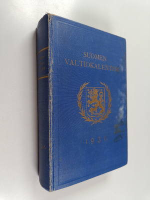 Suomen valtiokalenteri Karkausvuodeksi 1936