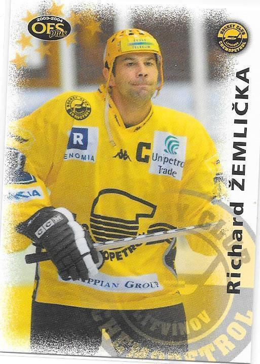 2002-03 OFS #102 Richard Zemlicka Litvinov ex TPS