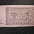 GERMANY 1 RENTTENMARK 1937 KL6   H-0700 - pikkukuva 2