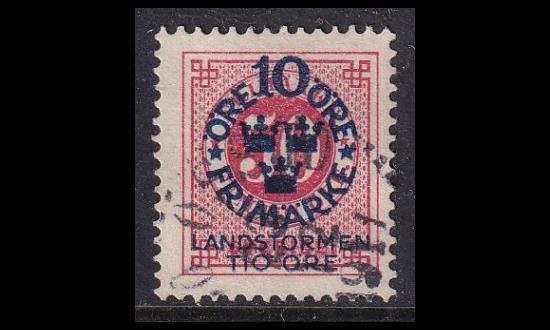 Ruotsi 95X o Landstorm I 10+10/50 Öre (1916)