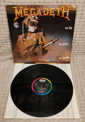 Megadeth So Far, So Good... So What! lp